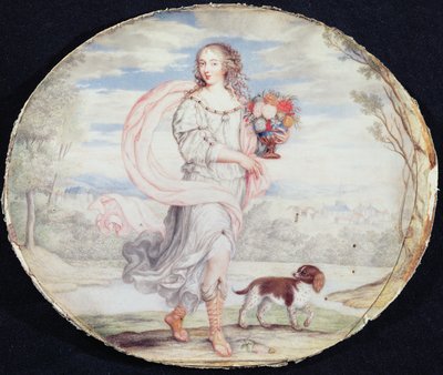 Francoise Louis de la Baume le Blanc (1644-1710) Mademoiselle de la Valliere by French School